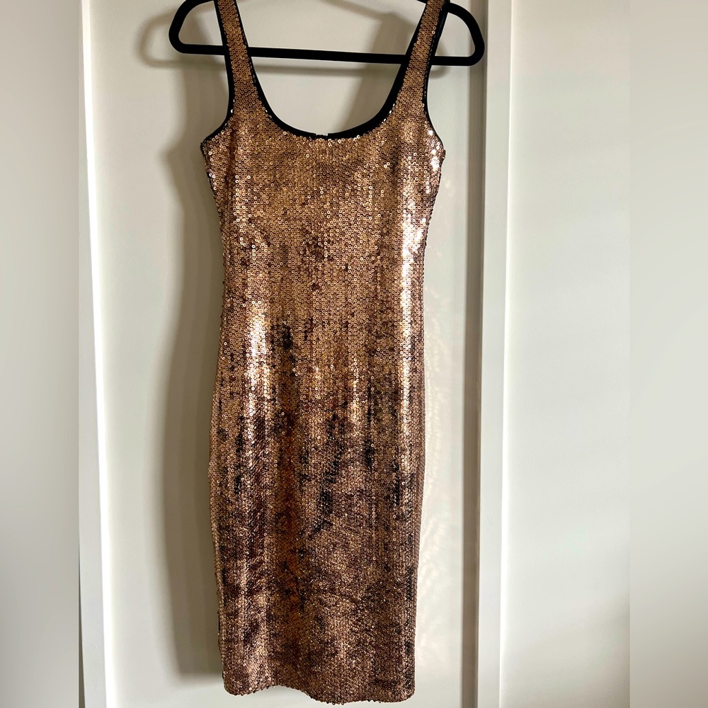 Gorgeous sequin Bardot dress